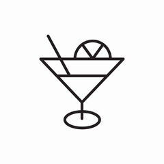 cocktail drink icon vector sign