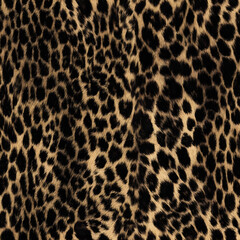 leopard, fluffy background, dark spots, wild animal skin texture, modern design