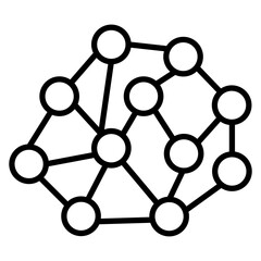 Neurons Circuit Icon