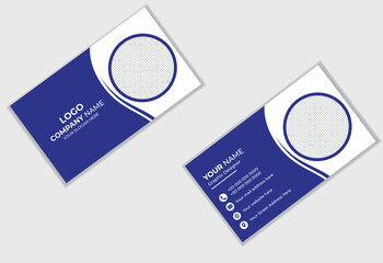 Simple Business Card Design With Mockup