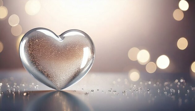 Transparent heart background