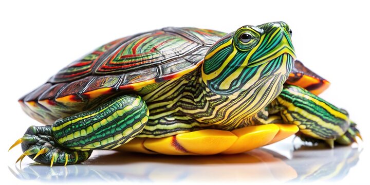 Common Map Turtle Shell Detail - High Resolution Photo