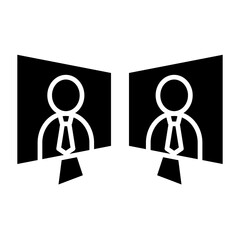 Online conference icon