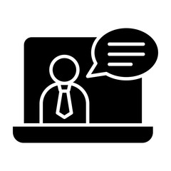 Online conference icon