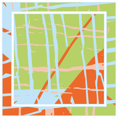 Abstract colorful grunge background. Contemporary modern art for silk scarf, hijab shawl design. Digital brushstrokes, painted texture for textile fabric, paper print. Fashion illustration