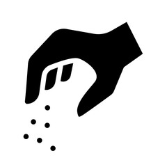 Sprinkle salt icon