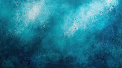 Fototapeta premium Textured turquoise background showcasing a serene color palette evoking calmness and tranquility in artistic expression
