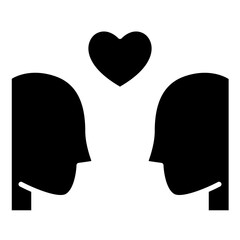 Couple in love icon