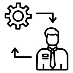 Machine to Person Icon