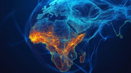 Global Network Visualization: Stunning Representation of Interconnectedness