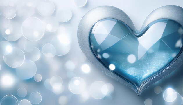 Transparent heart background
