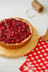 Fresh and delicious pies with filling