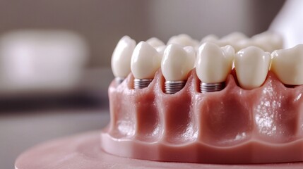 Dental Implant Model: Detailed View of Modern Dentistry