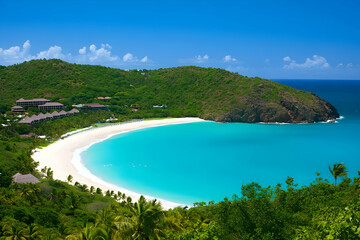 Obraz premium Tropical Island Paradise Beach Photo