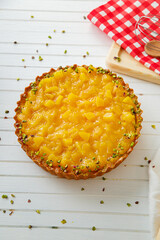 Fresh and delicious pies with filling