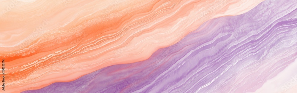 Poster elegant pastel coral and lavender lines create a soothing background perfect for various designs and