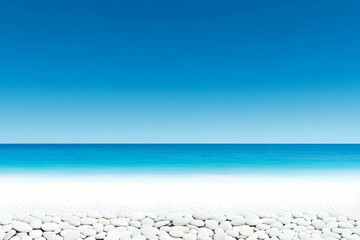 Obraz premium Serene Beach Background Illustration