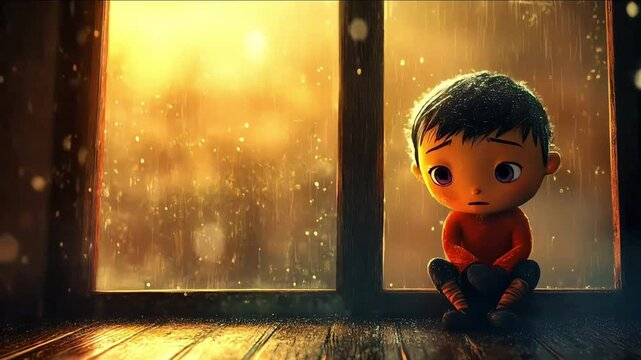 sad, cartoon, character, window, lonely, broken, music, template, lyrics, emotional, solitude, sadness, melancholic, mood, introspective, heartbroken, sorrow, isolation, peaceful, emotion, vibes, dram