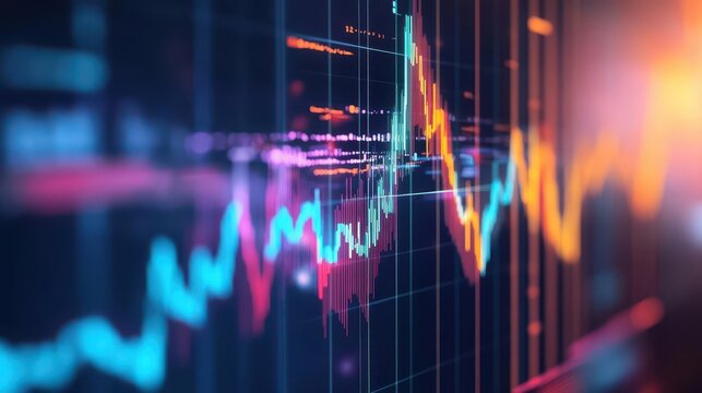corporate strategy illustration depicting interconnected metrics and graphs, representing a management system visualizing finance, operations, and sales analytics