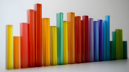 Obraz premium A visually striking bar chart showing rising inflation and interest rates side by side overlaid with economic keywords.
