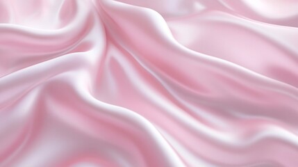 Obraz premium Delicate Pink Silk Fabric Texture Background