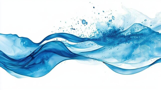 Playful ocean wave graphic perfect for summer events.