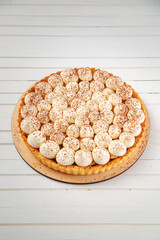 Fresh and delicious pies with filling
