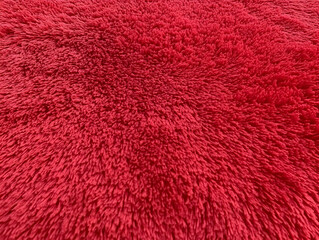 Red Fluffy Texture Background Image