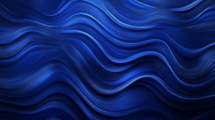 Obraz premium Dynamic Blue Wave Abstract Graphic Design