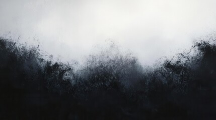 Obraz premium dramatic black, white, and gray gradient background with a grainy texture, creating a moody and atmospheric backdrop suitable for cover art or promotional materials