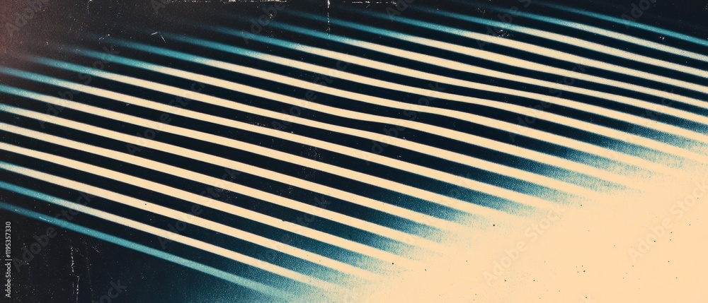 Aufkleber Striking patterns of light and shadow creating a mesmerizing abstract design on a dark background