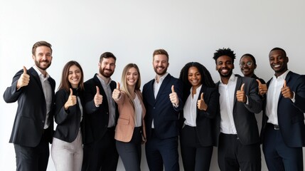 Business team celebration office setting group photo professional environment positive vibe teamwork concept