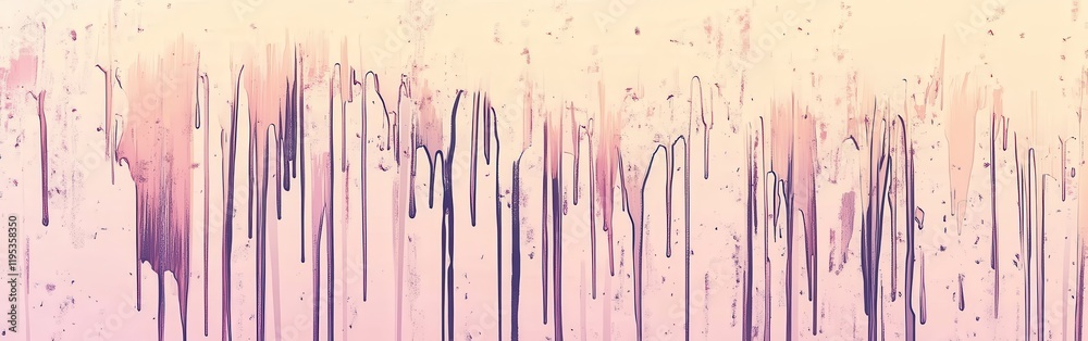 Poster Minimalist pencil strokes create a soft gradient blending pastel tones and subtle textures on a smooth surface