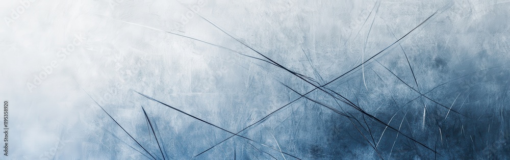 Poster Muted blue pencil strokes create a calming gradient texture with subtle variations for relaxation or inspiration