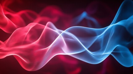 Naklejka premium Abstract Colorful Waves Graphic Design