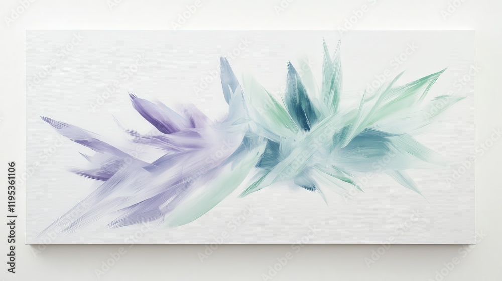 Poster abstract canvas art featuring bold pencil strokes in soothing colors with a modern artistic design a