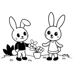 rabbit and carrot