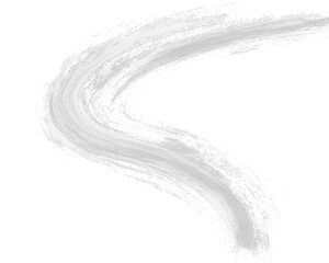 Fototapeta premium dynamic black curved arrow outlined with faint brush lines on textured background, creating sense of movement and direction. artistic brush strokes add depth and contrast