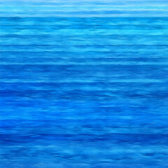 Obraz premium Abstract Blue Ocean Waves Background Illustration