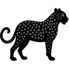 Cheetah silhouette