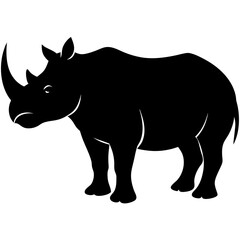 Rhinoceros silhouette