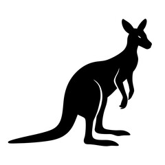 Kangaroo silhouette