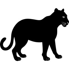 Cheetah silhouette