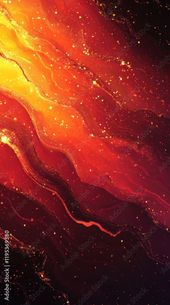 Fototapete vibrant gradient background with dynamic deep tones and shimmering effects in a captivating display 