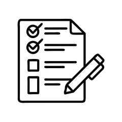 diy project checklist icon, diy project checklist line art - simple line art of diy project checklist, perfect for diy project checklist logos and icons and themed design 