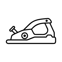 handheld planer icon, handheld planer line art - simple line art of handheld planer, perfect for handheld planer logos and icons and themed design 