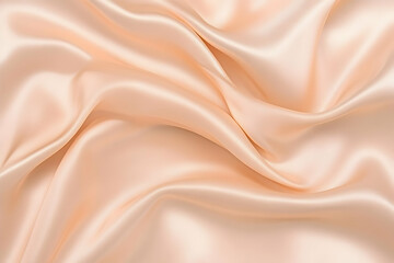 Obraz premium Peach Silk Fabric Texture Background