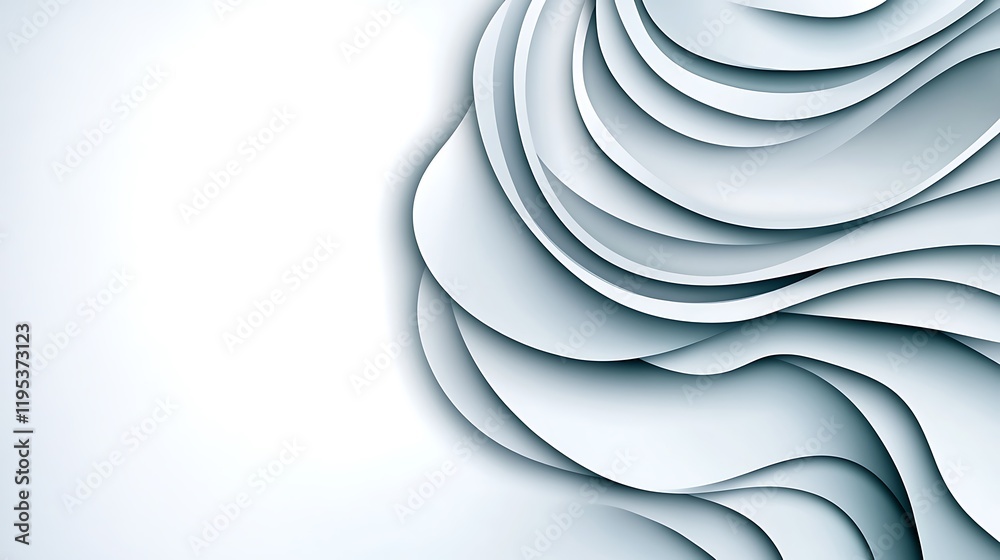 Poster Smooth Grey Gradient Background with Subtle Layered Transitions
