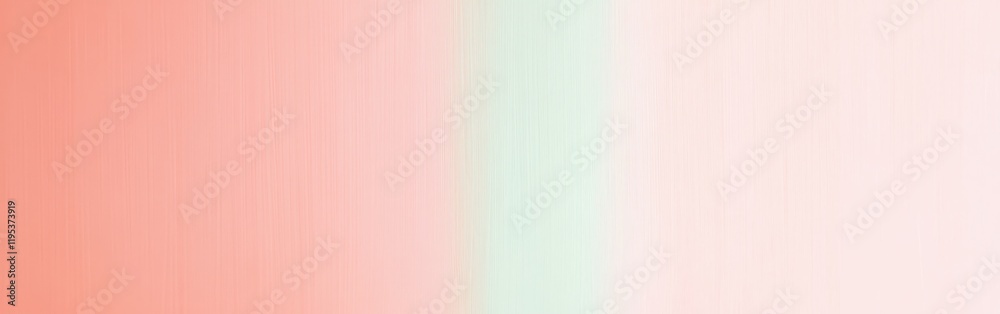 Aufkleber Soft gradient fill transitions from muted coral to serene mint green hues in a calming abstract background