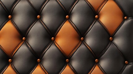 Naklejka premium rich dark brown and orange leather textures create an elegant and sophisticated background, ideal for luxury branding or decorative uses